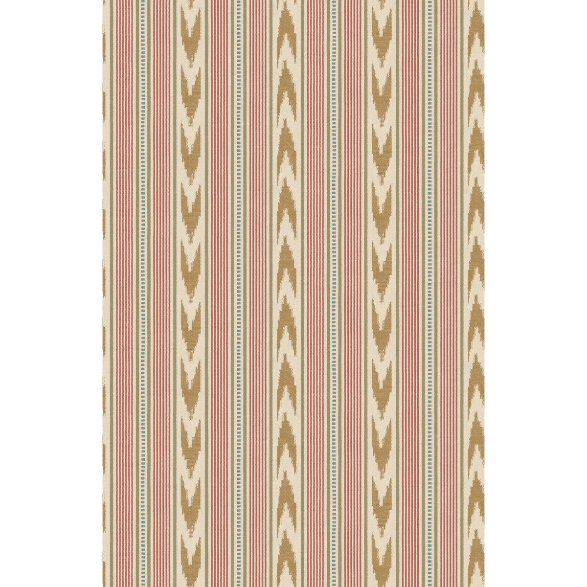 FG127-V92 NEWPORT STRIPE OLD RED/SAND MULBERRY Wallpaper