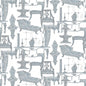 GDT5187-003 BLANCA BLANCO/AZUL GASTON Y DANIELA Fabrics Drapery Upholstery
