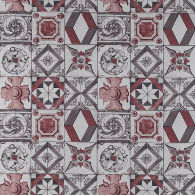GDT5332-001 TRASTEVERE ROJO/MARRON GASTON Y DANIELA Fabrics Drapery Upholstery