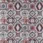 GDT5332-001 TRASTEVERE ROJO/MARRON GASTON Y DANIELA Fabrics Drapery Upholstery
