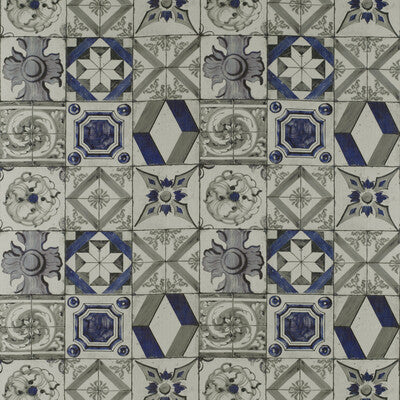 GDT5332-004 TRASTEVERE AZUL/GRIS GASTON Y DANIELA Fabrics Drapery Upholstery