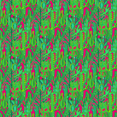 GDT5491-002 CACTUS ROSA/VERDE GASTON Y DANIELA Fabrics Drapery Upholstery