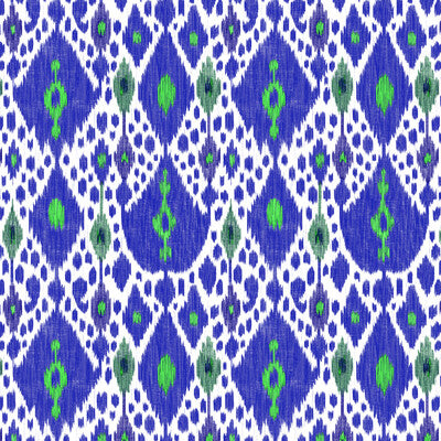GDT5542-001 IKAT AZUL GASTON Y DANIELA Fabrics Drapery Upholstery