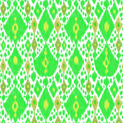 GDT5542-002 IKAT VERDE GASTON Y DANIELA Fabrics Drapery Upholstery