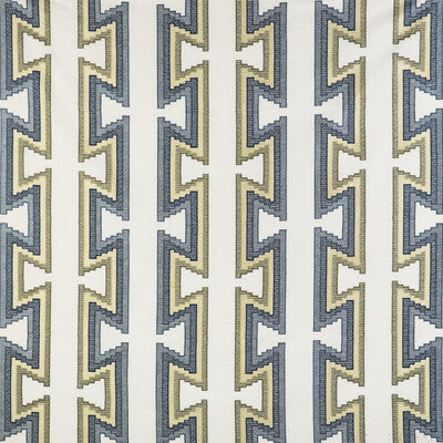 GDT5546-002 TRAZO AZUL/LIMA GASTON Y DANIELA Fabrics Drapery Upholstery