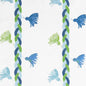 GDT5603-003 REINA ROJA  VERDE/AZUL GASTON Y DANIELA Fabrics Drapery Upholstery