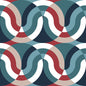 GDT5624-001 KIMI AZUL/ROJO GASTON Y DANIELA Fabrics Drapery Upholstery
