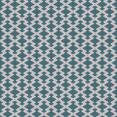 GDT5625-005 HAYAMI AZUL CLARO/ROJO GASTON Y DANIELA Fabrics Drapery Upholstery