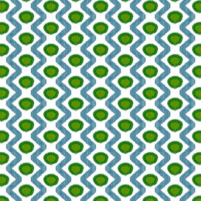 GDT5681-001 CALA MARSAL VERDE AZUL GASTON Y DANIELA Fabrics Drapery Upholstery