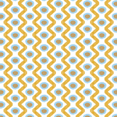 GDT5681-004 CALA MARSAL AZUL OCRE GASTON Y DANIELA Fabrics Drapery Upholstery