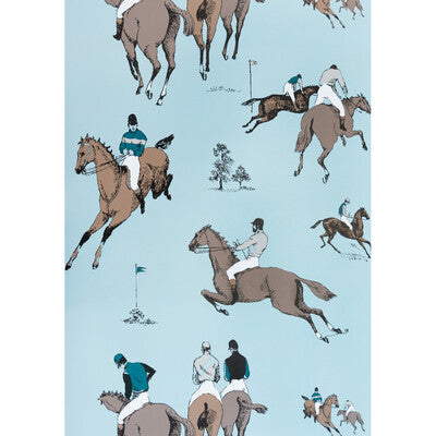 GDW5106-005 HIPODROMO AZUL GASTON Y DANIELA Wallpaper