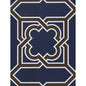 GDW5257-001 MARTIN AZUL/CHOCOLATE GASTON Y DANIELA Wallpaper