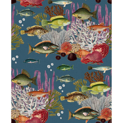 GDW5663-001 CORALES AZULOSCURO GASTON Y DANIELA Wallpaper