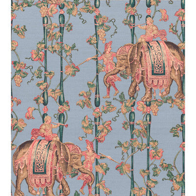 GDW5772-005 ELEFANTES AZUL CLARO GASTON Y DANIELA Wallpaper