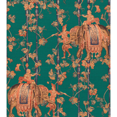 GDW5772-008 ELEFANTES VERDE ESMERALDA GASTON Y DANIELA Wallpaper
