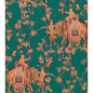GDW5772-008 ELEFANTES VERDE ESMERALDA GASTON Y DANIELA Wallpaper
