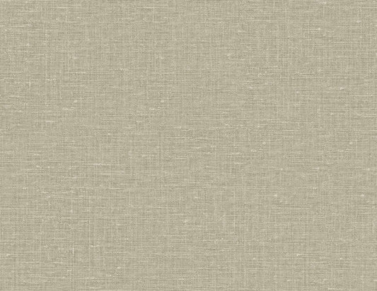 GT30010 Seabrook Designs Linen & Silk Textures Wallpaper Nomi Tan