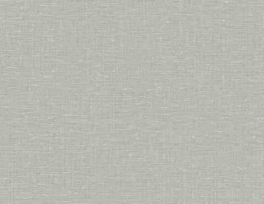 GT30025 Seabrook Designs Linen & Silk Textures Wallpaper Nomi Gray