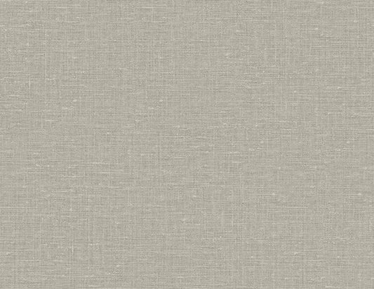 GT30026 Seabrook Designs Linen & Silk Textures Wallpaper Nomi Taupe