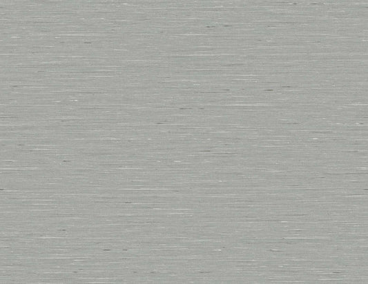 GT30108 Seabrook Designs Linen & Silk Textures Wallpaper Bangkok Blue Gray