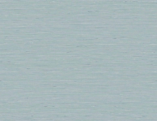 GT30117 Seabrook Designs Linen & Silk Textures Wallpaper Bangkok Sky Blue
