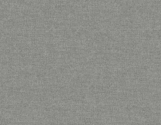 GT30330 Seabrook Designs Linen & Silk Textures Wallpaper Normandy Charcoal