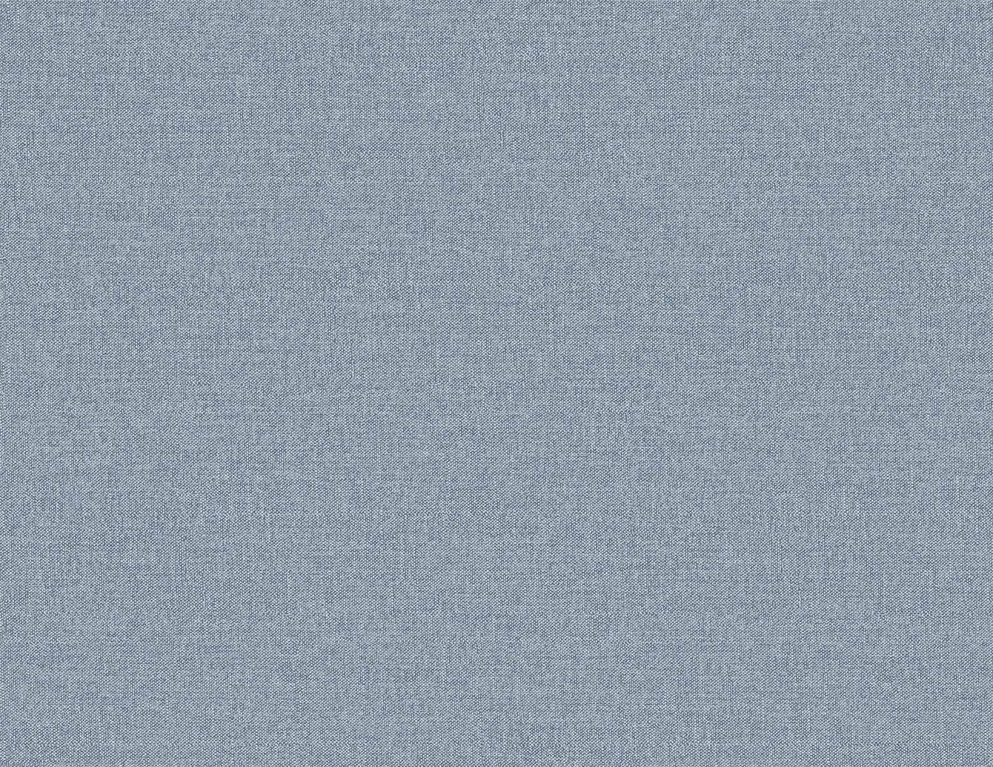 GT30332 Seabrook Designs Linen & Silk Textures Wallpaper Normandy Slate Blue