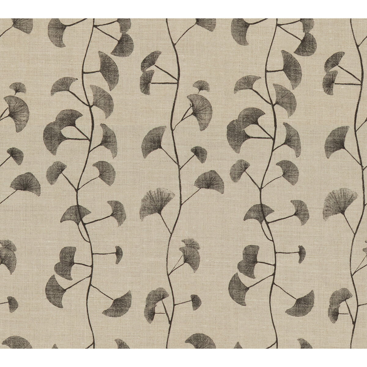 GWF-2616-118 FANS NATURAL/CHARCOAL LEE JOFA MODERN Fabrics Drapery Upholstery