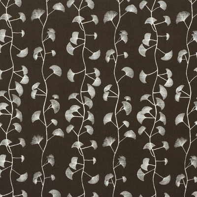 GWF-2616-616 FANS CHOCO/CREAM LEE JOFA MODERN Fabrics Drapery Upholstery