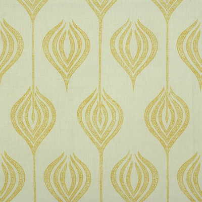 GWF-2622-140 TULIP WHITE/YELLOW LEE JOFA MODERN Fabrics Drapery Upholstery