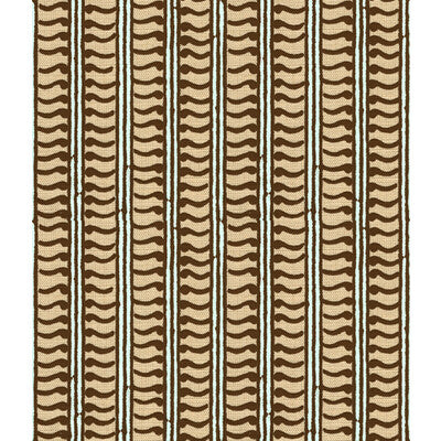 GWF-2635-165 KALI CHOCO/AQUA LEE JOFA MODERN Fabrics Drapery Upholstery
