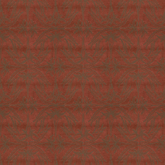 GWF-2926-19 LILY BRANCH RED LEE JOFA MODERN UPHOLSTERY