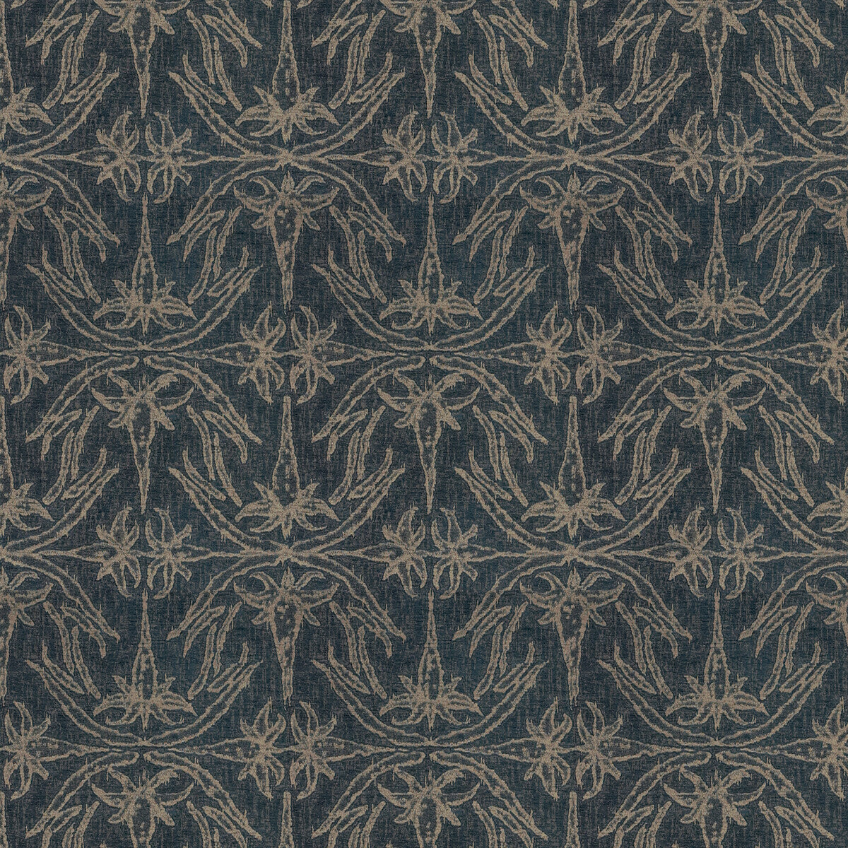 GWF-2926-50 LILY BRANCH MIDNIGHT LEE JOFA MODERN UPHOLSTERY