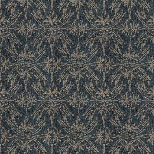 GWF-2926-50 LILY BRANCH MIDNIGHT LEE JOFA MODERN UPHOLSTERY