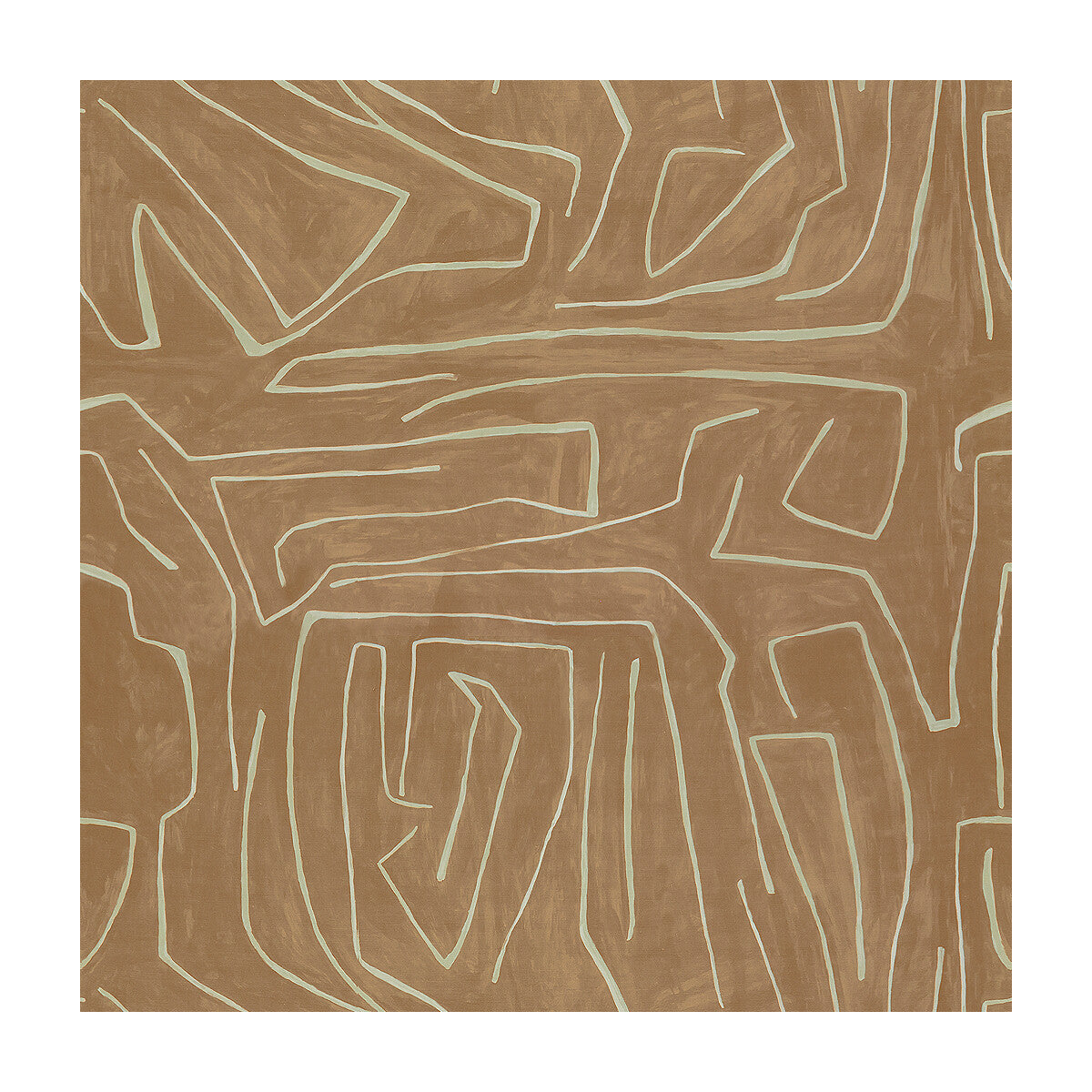 GWF-3530-117 GRAFFITO SALMON/CREAM LEE JOFA MODERN Fabrics Drapery Upholstery