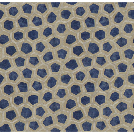 GWF-3705-1650 HEXAGON VELVET SAPPHIRE LEE JOFA MODERN Fabrics Drapery Upholstery