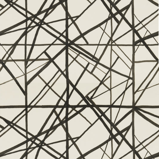 GWF-3731-18 CHANNELS VELVET EBONY/IVORY LEE JOFA MODERN Fabrics Drapery Upholstery