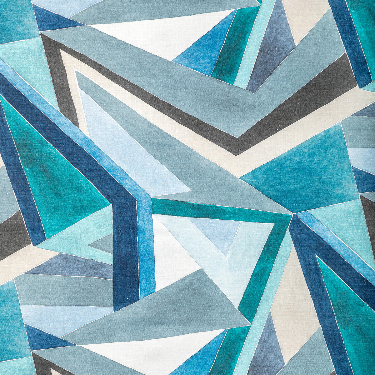 GWF-3772-355 ROULADE PRINT NAVY/TEAL LEE JOFA MODERN Fabrics Drapery Upholstery