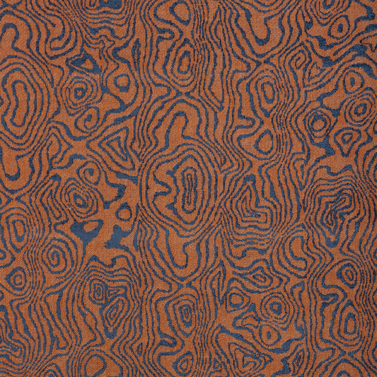 GWF-3834-524 ATLAS RUST/NAVY LEE JOFA MODERN Fabric