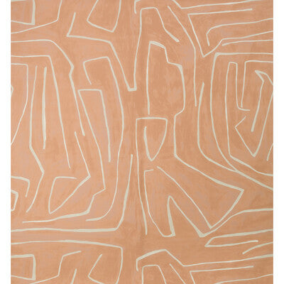 GWP-3501-117 GRAFFITO SALMON/CREAM LEE JOFA MODERN Wallpaper