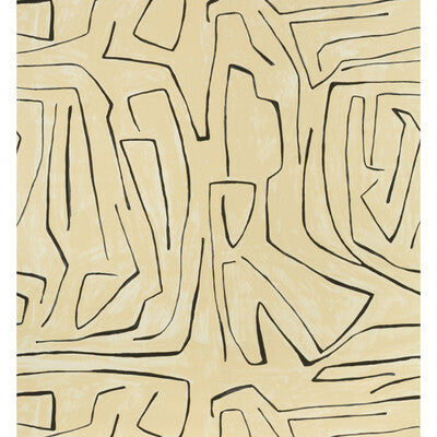 GWP-3501-18 GRAFFITO LINEN/ONYX LEE JOFA MODERN Wallpaper