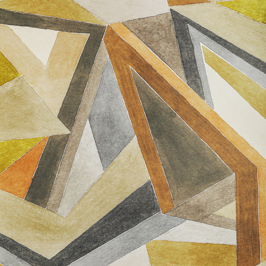 GWP-3727-640 ROULADE PAPER CITRON/STONE LEE JOFA MODERN Wallpaper