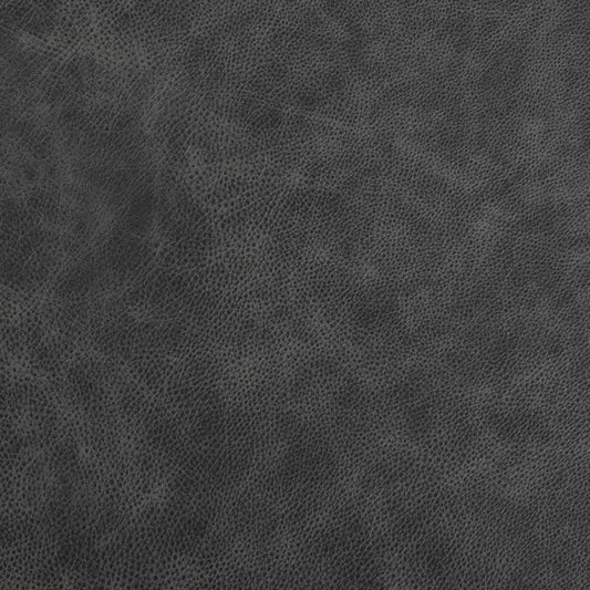Gavin Charcoal Grey & Silver Charlotte Fabrics Genuine Leather