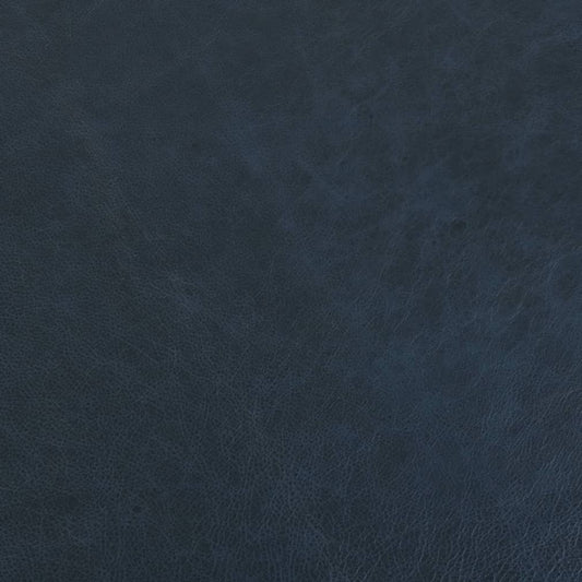 Gavin Prussian Blue Charlotte Fabrics Genuine Leather