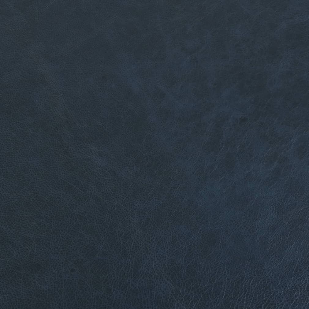 Gavin Prussian Distressed,Matte Blue Charlotte Fabrics Genuine Leather