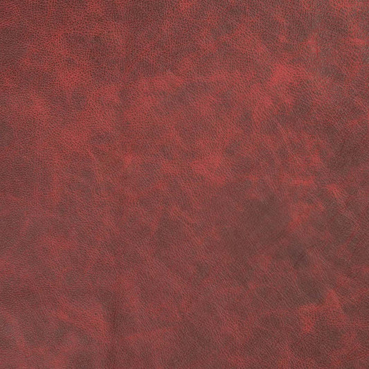 Gavin Scarlet Distressed,Matte Red & Burgundy Charlotte Fabrics Genuine Leather