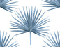 HG10402 Harry & Grace Harry & Grace Peel and Stick Wallpaper Pacific Palm Coastal Blue