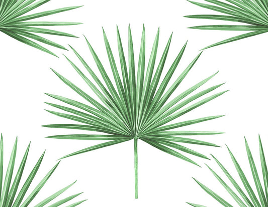 HG10414 Harry & Grace Harry & Grace Peel and Stick Wallpaper Pacific Palm Greenery