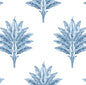 HG10602 Harry & Grace Harry & Grace Peel and Stick Wallpaper Sea Breeze Palm Coastal Blue