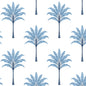 HG10702 Harry & Grace Harry & Grace Peel and Stick Wallpaper Montgomery Palm Blue Lake